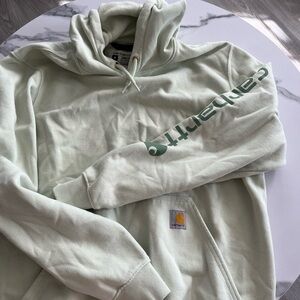 Women’s Carhartt hoodie color mint green